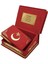 Kuranı Kerim Seti Rahleli Kadife Kutulu Kırmızı 1