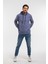 Süperlife Kapşonlu Uzun Kollu Baskılı Dar Kalıp Ince Erkek Sweatshirt Spr 2019K61 3