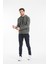 Süperlife Kapşonlu Uzun Kollu Baskılı Dar Kalıp Ince Erkek Sweatshirt Spr 2019K61 1