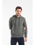 Süperlife Kapşonlu Uzun Kollu Baskılı Dar Kalıp Ince Erkek Sweatshirt Spr 2019K61 2