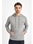 Süperlife Kapşonlu Uzun Kollu Baskılı Dar Kalıp Ince Erkek Sweatshirt Spr 2019K61 1