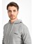 Süperlife Kapşonlu Uzun Kollu Baskılı Dar Kalıp Ince Erkek Sweatshirt Spr 2019K61 2