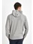 Süperlife Kapşonlu Uzun Kollu Baskılı Dar Kalıp Ince Erkek Sweatshirt Spr 2019K61 5