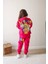Labubu Baskılı Şardonlu Kız Çocuk İkili Eşofman Takımı 2