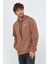 Süperlife Kapşonlu Uzun Kollu Baskılı Dar Kalıp Ince Erkek Sweatshirt Spr 2019K61 3