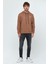 Süperlife Kapşonlu Uzun Kollu Baskılı Dar Kalıp Ince Erkek Sweatshirt Spr 2019K61 4