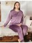 Kadife Battal Beden Anne Pijama Takımı 224 1