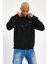 Süperlife Kapşonlu Uzun Kollu Baskılı Dar Kalıp Ince Erkek Sweatshirt Spr 2019K61 2