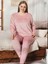 Kadife Battal Beden Anne Pijama Takımı 224 1