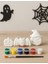 Ehobici Taş Boyama Seti Halloween Cadılar Bayramı 6 Renk Akrilik Boya 5ml + Fırça 1