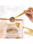 Mandallı Kahve Ölçü Kaşığı Gold Çok Fonksiyonlu Paslanmaz Çelik Kaşık 3