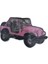 Aplike Ütü Ile Yapışan Jeep Pembe Arma 2,5x3 cm 1