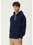 Lacivert Kapüşonlu Sweatshirt 2