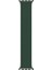 Apple Watch 4 42 MM Tek Parça SMALL Hasır Kordon Yeşil 3