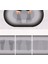 2 Adet Şık Tasarım Su Emici Banyo Lavabo Tuvalet Kaymaz Tabanlı Oval Paspas 38X58 cm M-60 1