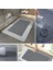 2 Adet Kare Sihirli Su Emici Banyo Paspası Kaymaz Tabanlı Abdest Paspası 38X58 cm M-60 1