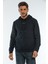 Süperlife Erkek Kapşonlu Regular Fit Brooklyn Baskılı Ince Sweatshirt SPR22SW161 3