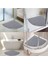 2 Adet Banyo Küvet Paspas Duş Köşe Vantuzlu Gider Delikli Duş ve Küvet Için 54X54 cm M-163 4