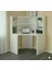 Köşe Çalışma Masası ve Kitaplık Seti: Ergonomik & Şık Beyaz Mdf Tasarım 2