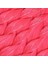 Simli Koyu Pembe Örgülük Saç 100 gr 2