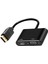 ZR723 Dp To Hdmı+Vga Çevirici 1