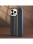 Apple iPhone 16 Pro Max Uyumlu Kılıf Zebana Goldrix Karbon Fiber M-Safe Kılıf Lacivert 1
