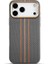 Apple iPhone 17 Pro Uyumlu Kılıf Zebana Goldrix Karbon Fiber M-Safe Kılıf Gri 2