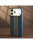 Apple iPhone 17 Pro Uyumlu Kılıf Zebana Goldrix Karbon Fiber M-Safe Kılıf Lacivert 1