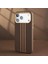 Apple iPhone 17 Pro Uyumlu Kılıf Zebana Goldrix Karbon Fiber M-Safe Kılıf Kahverengi 1