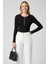 Çıtçıt Detaylı Bluz Siyah T4343 1