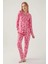 Barbie 1767-S Kadın Gömlek Yaka Pijama Takımı 3