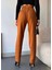 Kendinden Kemerli Triko Pantolon Camel 3