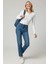 Çıtçıt Detaylı Bluz Beyaz T4343 3
