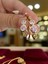 18K Rosegold Zirkon Taşlı Xp Halka Küpe 3