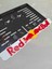 Redbull Uyumlu Motosiklet Plakalık 1