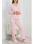 Pembe Çizgili Pijama Takımı 2