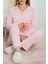 Pembe Çizgili Pijama Takımı 5