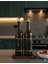 Ahşap Stantlı Amber Siyah Gold 2'li 750 ml Zeytinyağı Sıvıyağ Şişesi 1