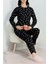 Kalpli Siyah Pijama Takımı 1