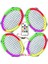 Pixel Ledli Oval Hoparlör Kapak Gümüş 4 Adet Animasyonlu PK-6302 1
