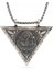 925 Ayar Gümüş Üçgen Içi Açılabilen Osmanlı Arma Muskalık Gümüş Kolye T6013 1