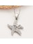 925 Ayar Gümüş Deniz Yıldızı Kadın Kolye T7964 1