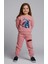 Kız Çocuk Üç Iplik Şardonlu 2’li Takım | Sweatshirt & Eşofman Altı | Stick Baskılı 1