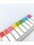 Şeffaf Renkli Postit Post-It Post It. Kitap Ayracı Ayraç Postit Sticker Not Kağıdı 180 Yaprak 4