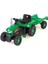Römorklu Pedallı Yeşil Traktör | 36+ Ay Çocuk Oyuncağı | 173 x 52 x 45 cm | Korna & Dayanıklı 5