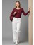 Çıtçıt Detaylı Bluz Bordo T4343 3