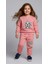 Kız Çocuk Üç Iplik Şardonlu 2’li Takım | Sweatshirt & Eşofman Altı | Tavşan Baskılı 1