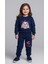 Kız Çocuk Üç Iplik Şardonlu 2’li Takım | Sweatshirt & Eşofman Altı | Tavşan Baskılı 1