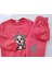 Kız Çocuk Üç Iplik Şardonlu 2’li Takım | Sweatshirt & Eşofman Altı | Tavşan Baskılı 4
