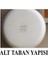 Ceramoni Seramik Wok Tava 28 cm Cam Kapaklı-Krem 2